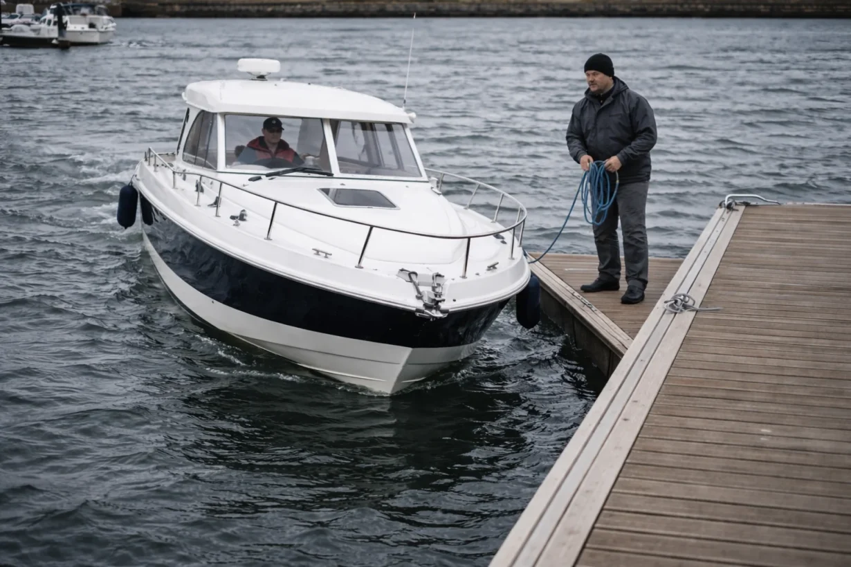 Docking in a Crosswind