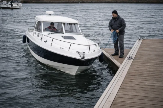 Docking in a Crosswind