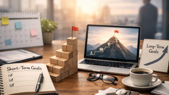 how can short term goals best lead towards accomplishing long term career goals