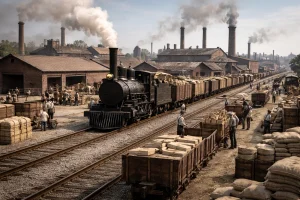 How Did Railroads Help Industrial Centers Grow Faster and Cheaper