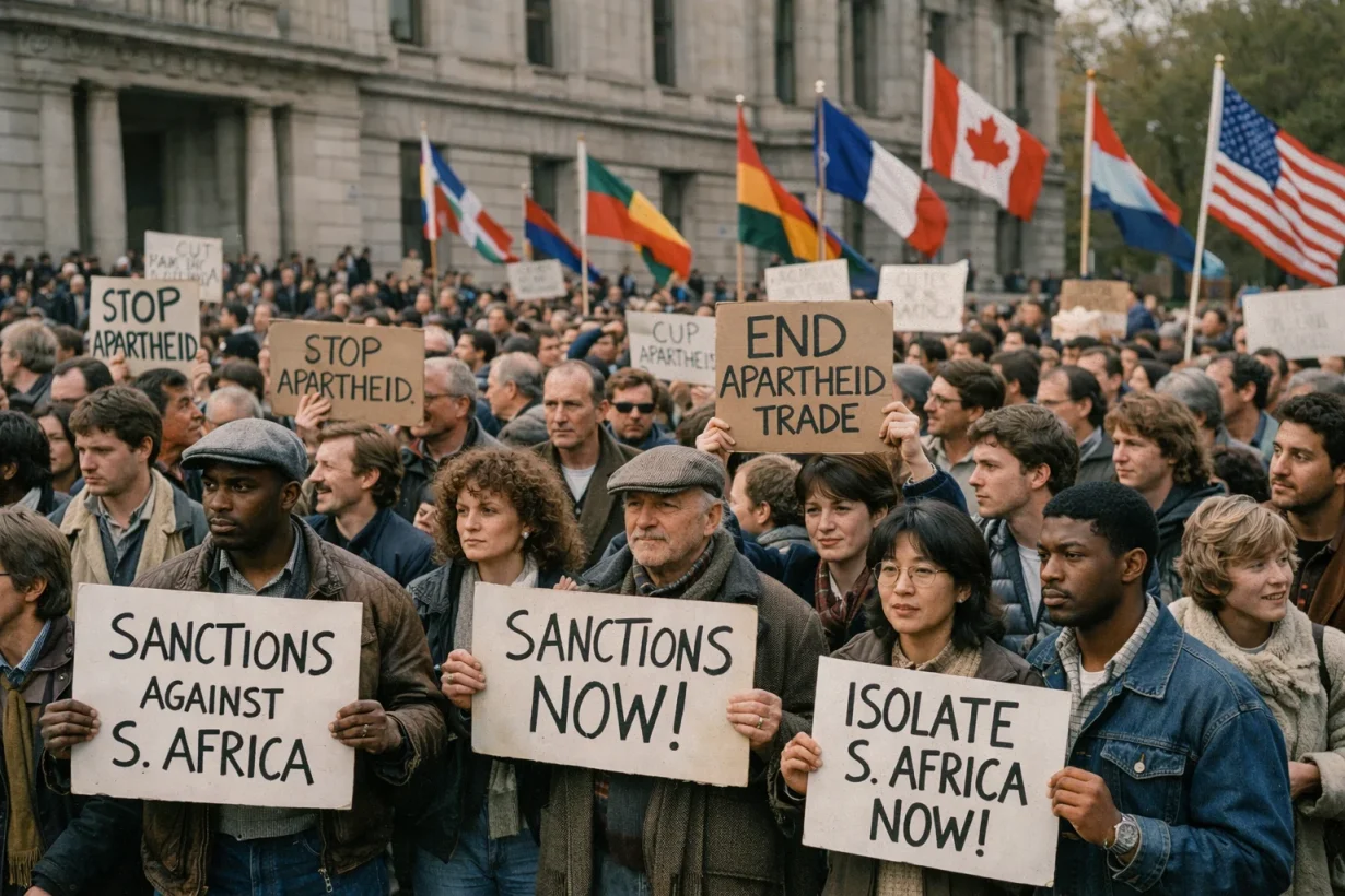 How Did the International Community Respond to South Africa’s Policies in the 1980s