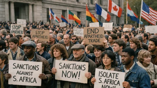 How Did the International Community Respond to South Africa’s Policies in the 1980s