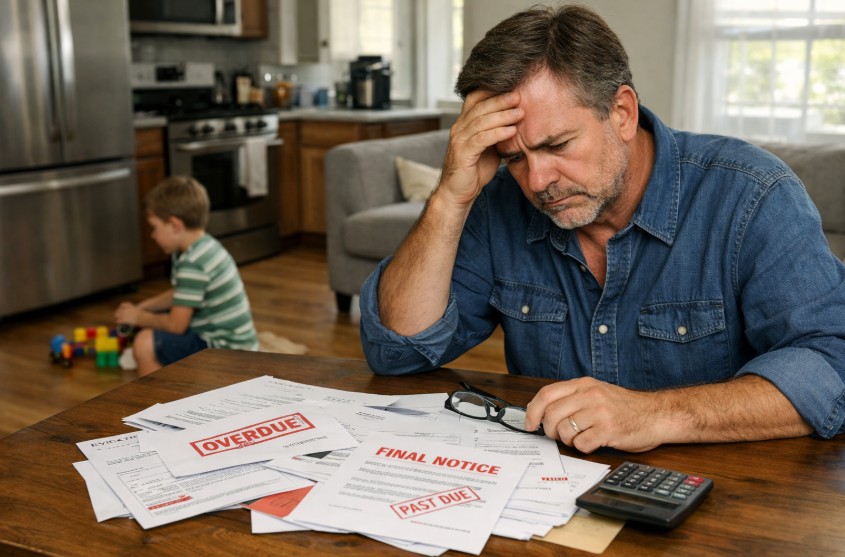 how far behind in child support before a warrant is issued