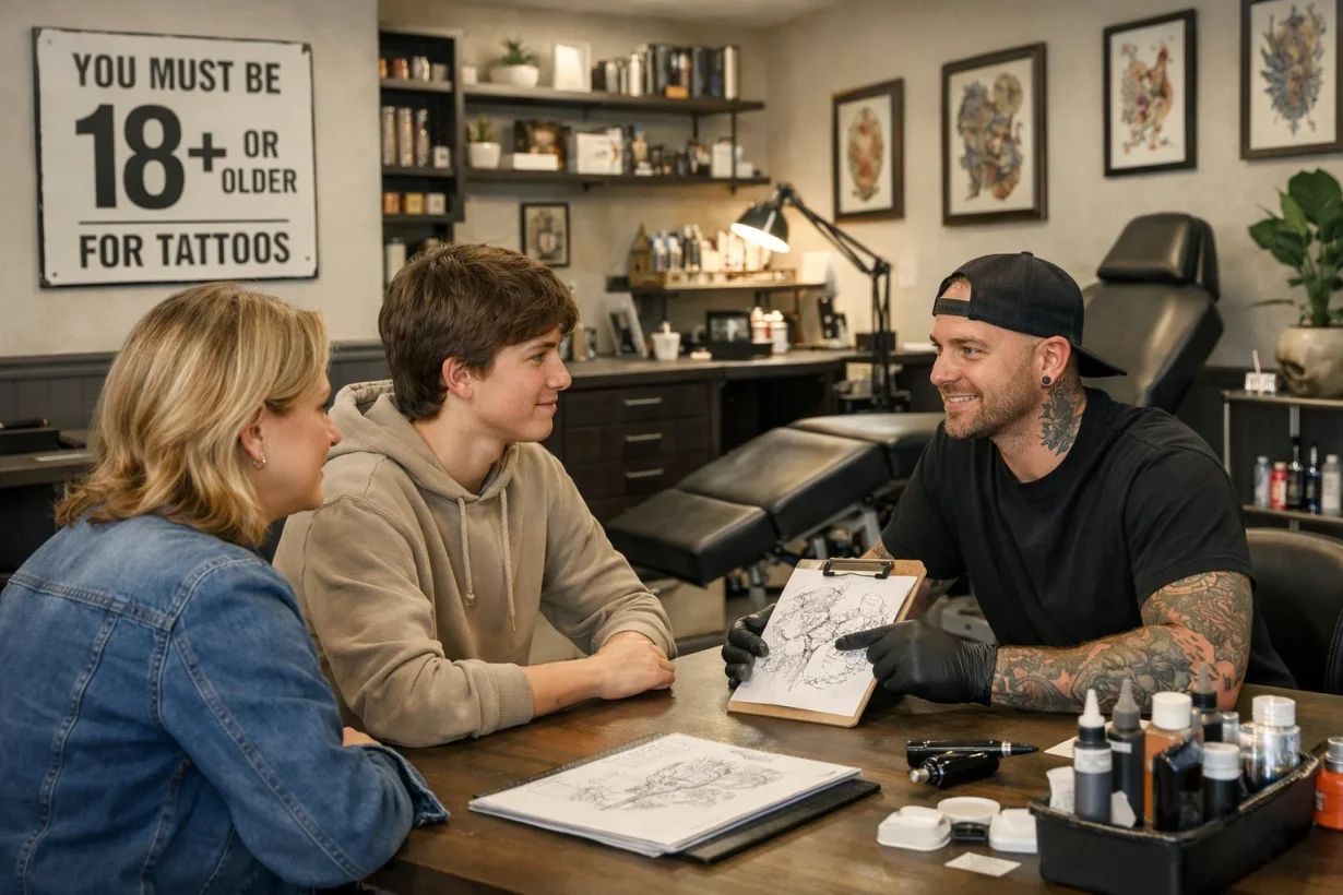 how old do you have to be to get a tattoo