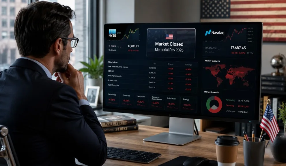is the stock market open on memorial day