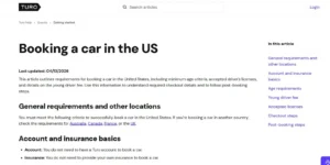 Rent a Car Through Turo at Age 18