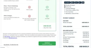 Review the Complete Rental Price
