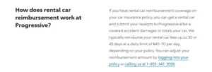 rental reimbursement